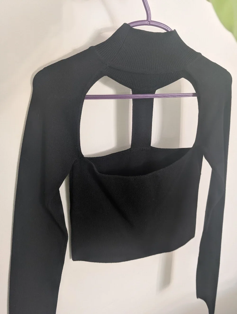 Zara black cut